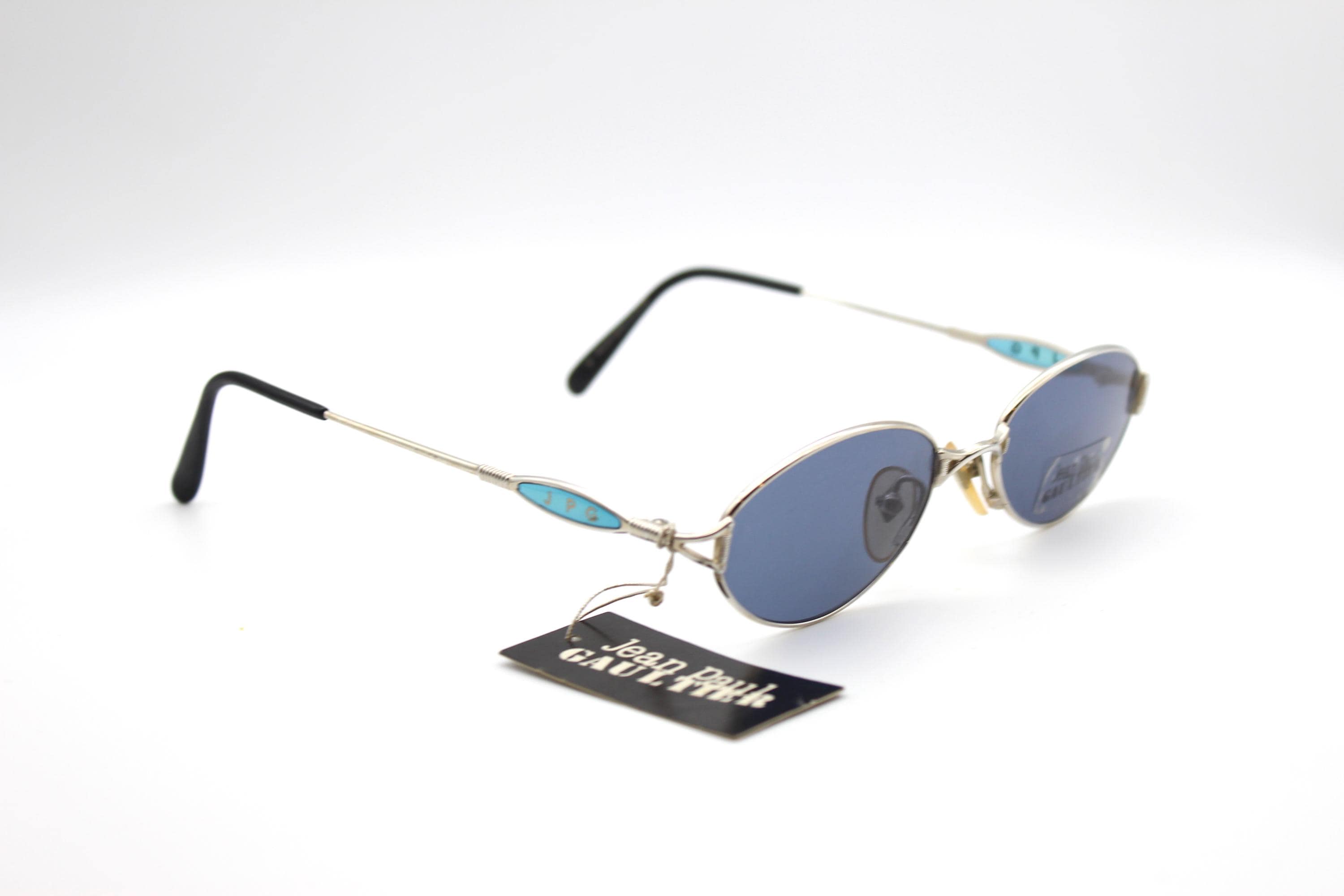 Vintage Sunglasses Jean Paul Gaultier 55-4672 Oval Steampunk Made