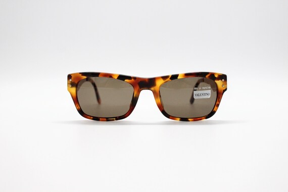 Vintage Valentino Tortoise Shell Sunglasses Hand Crafted in Italy s-l400.jpg main image 2