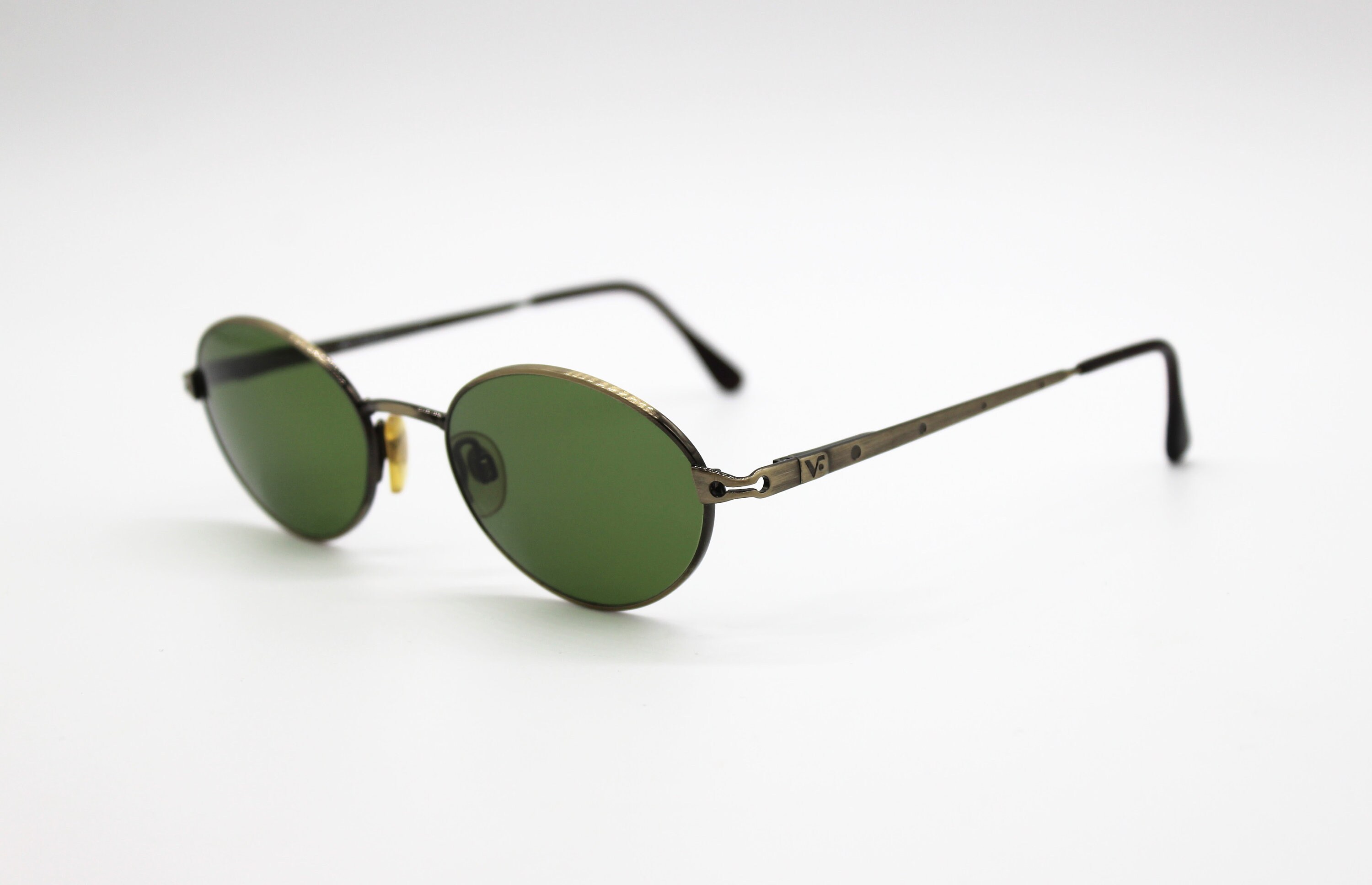 Vintage Sunglasses Vogue VO 3176 Oval Round Metal Steampunk Vintage Sunglasses Vogue VO 3176 Oval Round Metal Steampunk