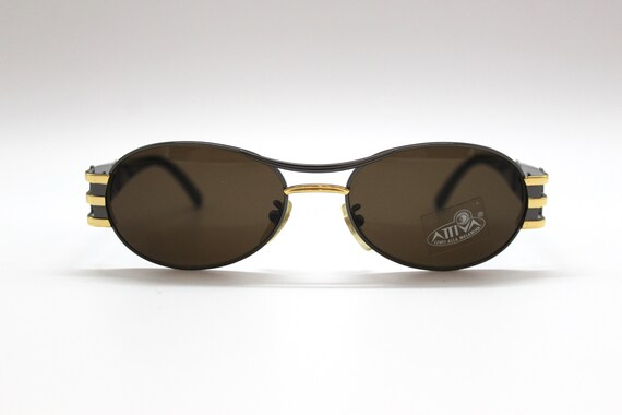 Vintage Sunglasses Von Furstenberg MF 78 Oval Round Metal  display picture 1