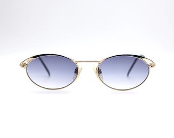 Vintage Sunglasses Neostyle Neostyle Dinasty 375 Titan Oval Steampunk  Made in Germany NOS