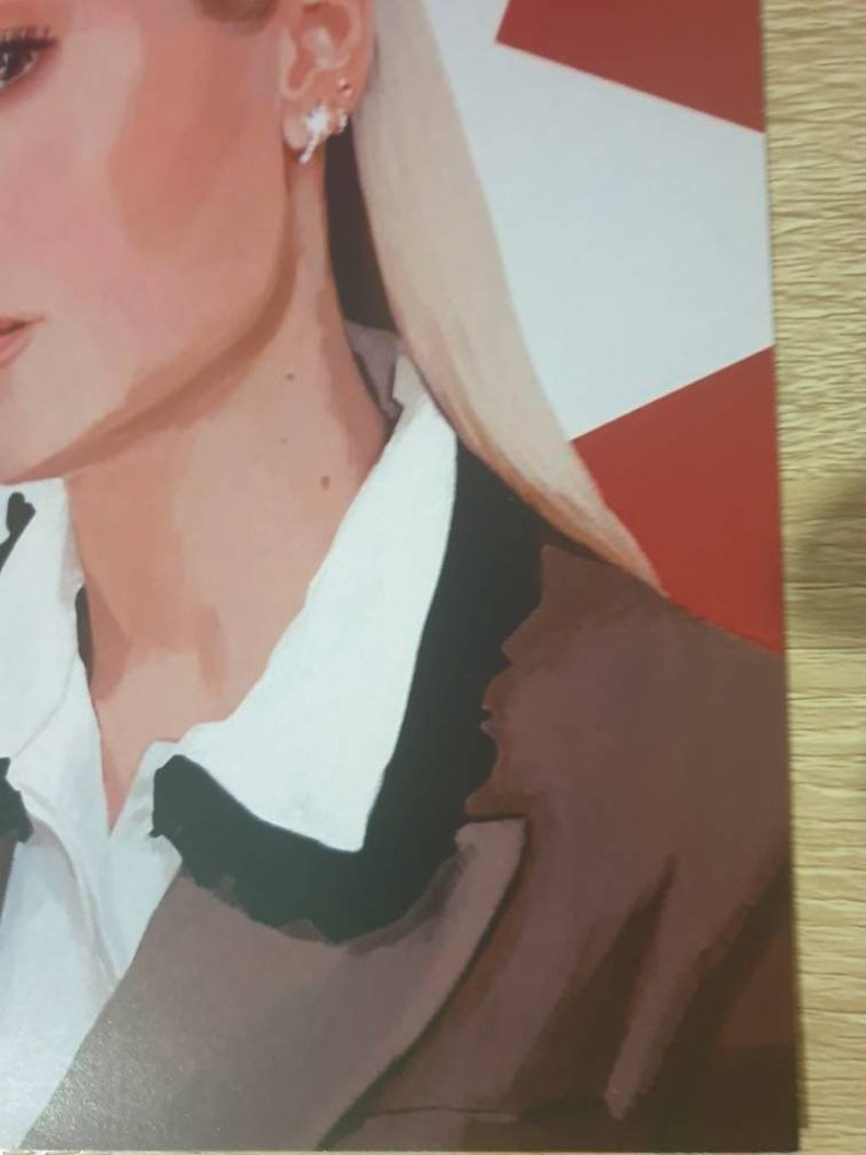 Brie LarsonCaptain Marvel Art Print