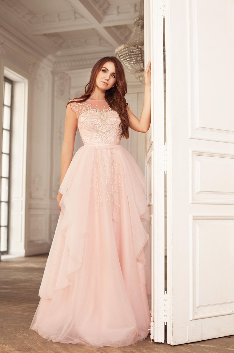 Pretty Pink Wedding Dresses For Sale