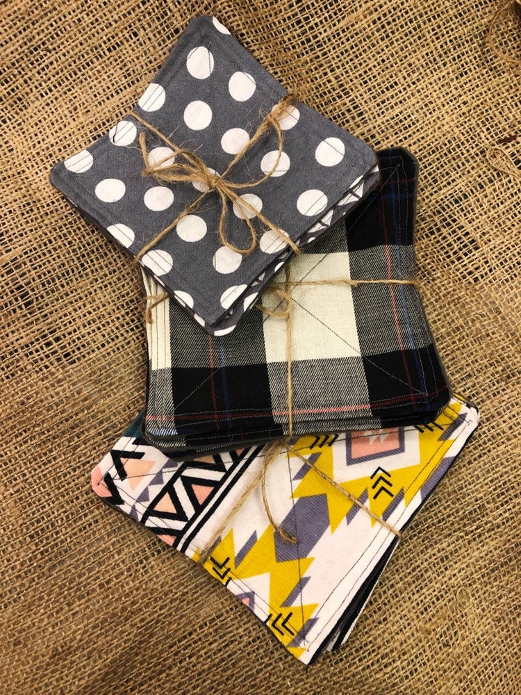 Fabric Coasters Etsy