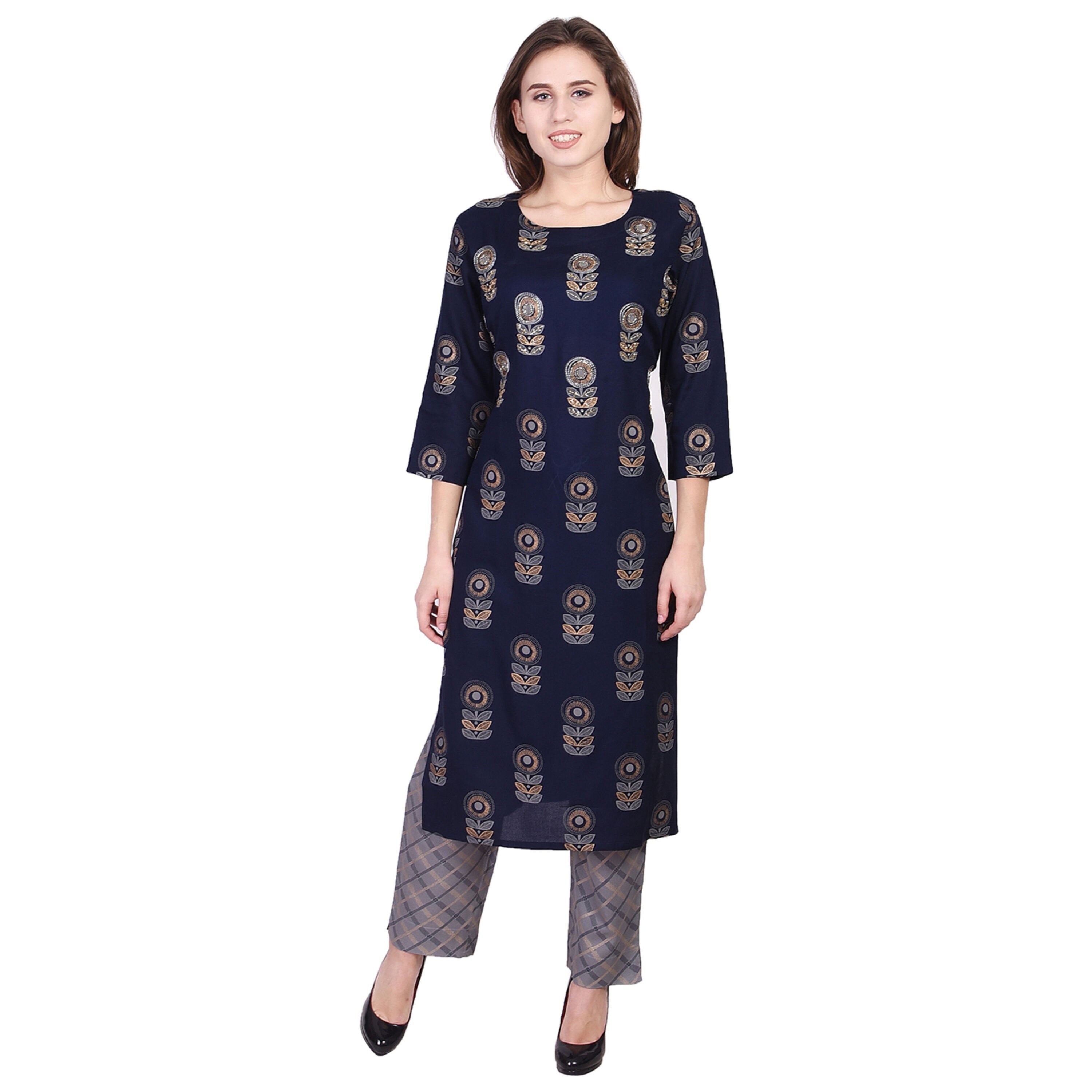 Kurti Design With Plazo Kurtis India 