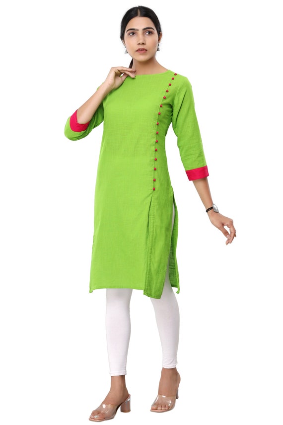 Chal Charkha - yellow is associated with happiness , laughter optimism and  good times. Here we are introducing our Multi Colour Potli Detail kurti  with box pleat palazoo also attached with sleeves. #