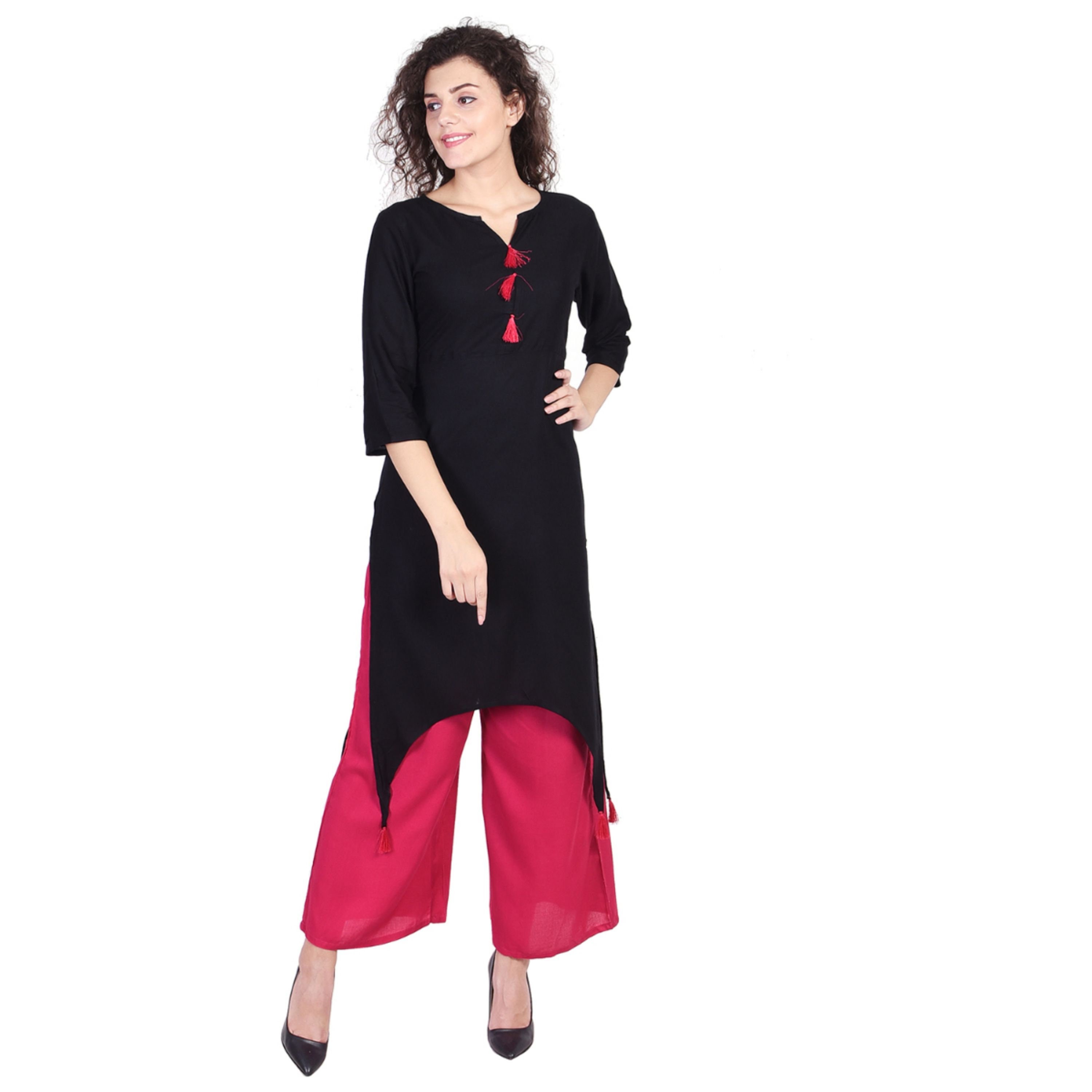 Denika Handicrafts Indian Kurti New Design For Kurtis For Women Kurta Tunic Tops Black Kurta Denika Handicrafts Indian Kurti New Design For Kurtis For Women Kurta Tunic Tops Black Kurta
