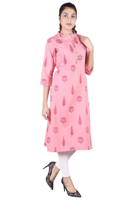 White Printed Ladies Kurti Cotton And Silk Fabric Modern Style For Daily  Wear Decoration Material: Laces at Best Price in Sirsa | Sanjay & Compny