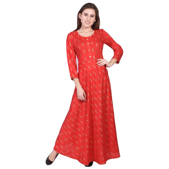 long kurta dress