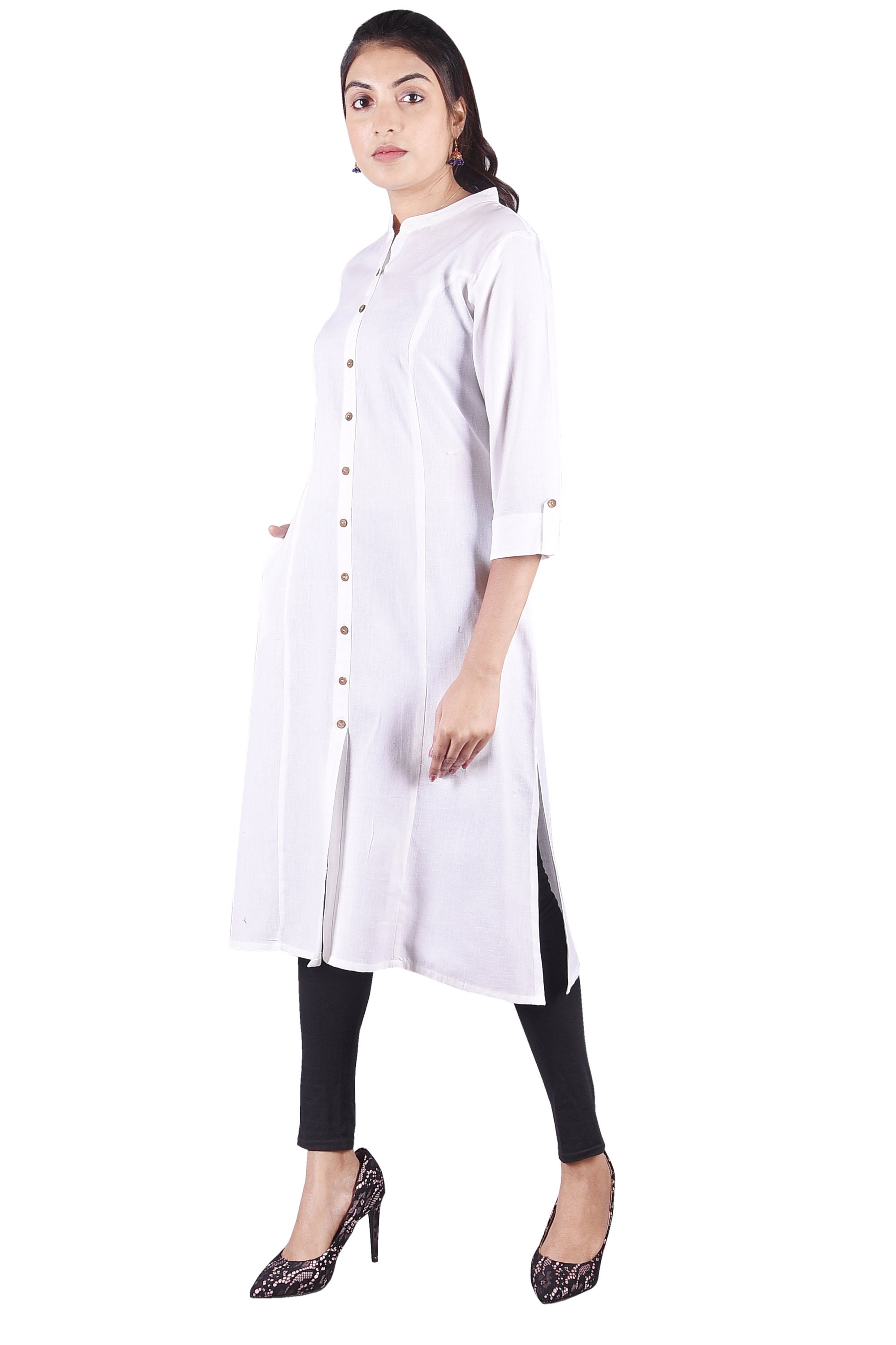 Pink shop straight kurta