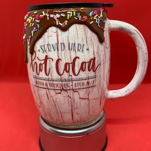 Hot Cocoa Christmas mugs!