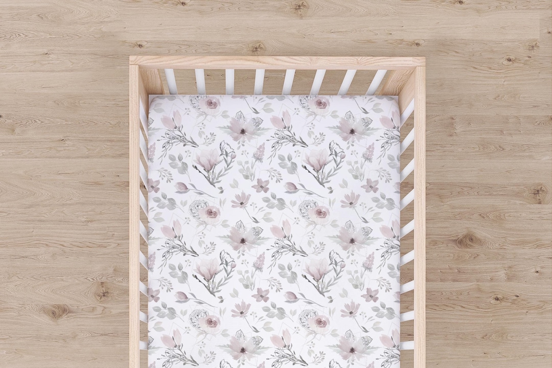 Sleep Tight Crib Sheet - Fincastle Floral main image 0