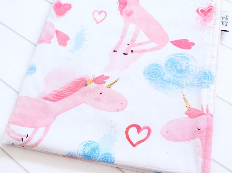 Unicorn Waffle Baby Girl Blanket Cotton Summer Blanket Unicorn Crib Bedding Cloud Stroller Blanket Pink Unicorns Receiving Blanket
