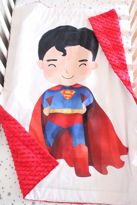superman crib bedding