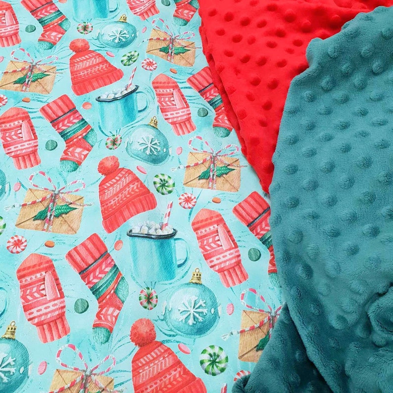 Christmas Baby Blanket Personalized First Christmas Blanket Etsy