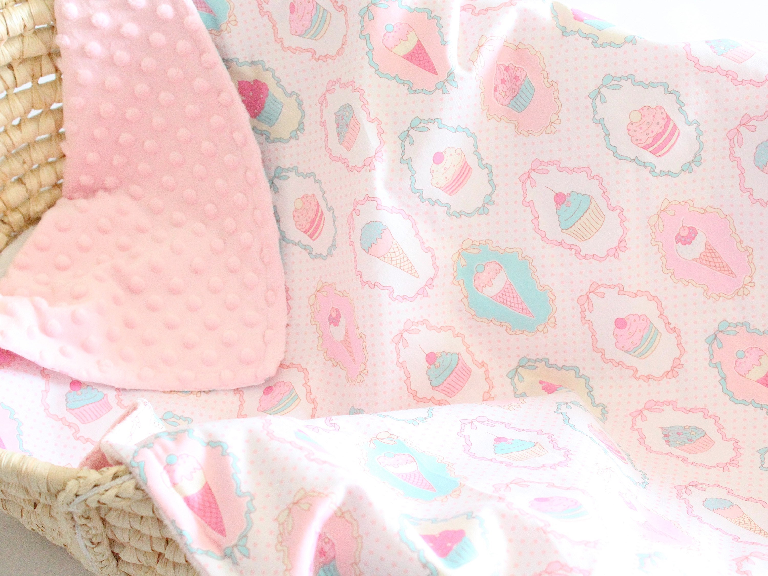 Ice Cream Blanket Cupcake Blanket Cake Baby Blanket Etsy