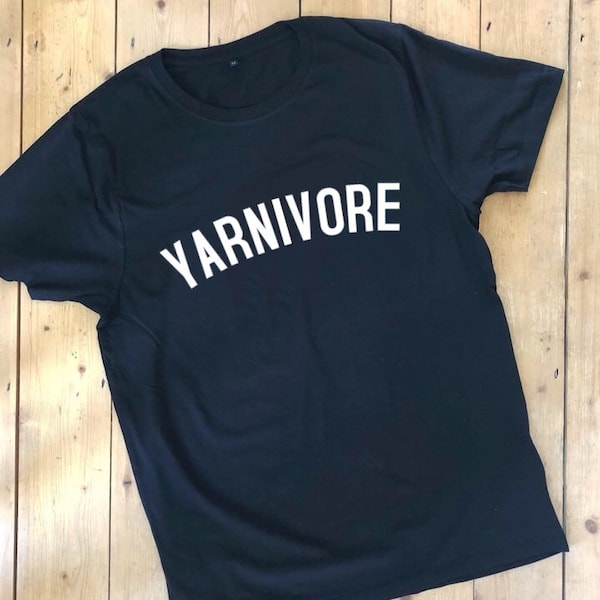 YARNIVORE Unisex T-Shirt - Fairtrade Organic Cotton - Classic