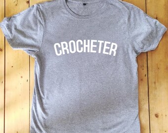 CROCHETER Unisex T-Shirt - Fairtrade Organic Cotton - Classic