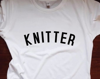 KNITTER Unisex T-Shirt - Fairtrade Organic Cotton - Classic