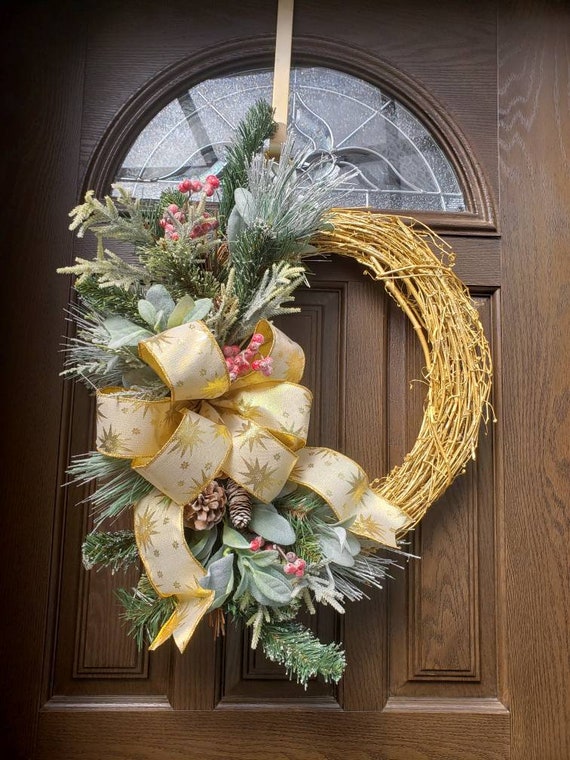 Etsy christmas wreaths for front door Clearance