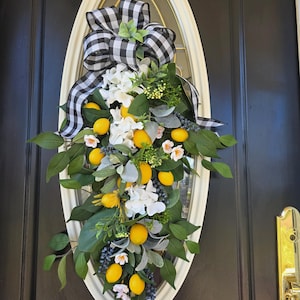 Küchen Kränze Türkranz Zitrone Kranz Türkranz Deko Zitrone Kranz Kranz Fensterschmuck Türkranz Küche Fensterkranz Türkranz Küche