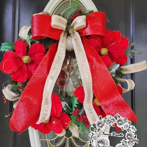 Weihnachtskränze für die Haustür Rote Magnolienkranz Weihnachtskranz Weihnachtskranz Weihnachtskranz Weihnachtskranz Weihnachtskranz Weihnachtskranz