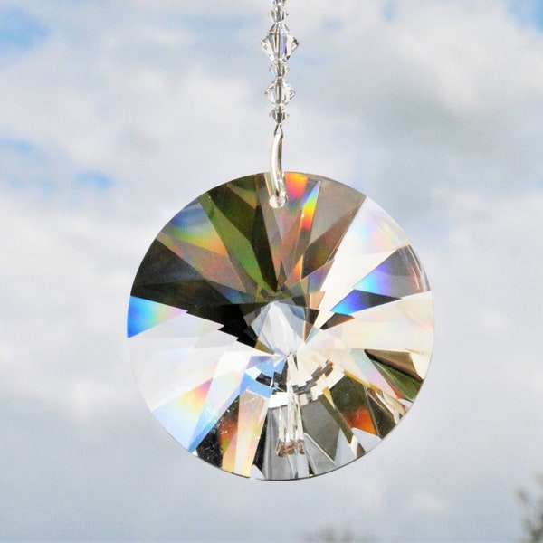 NEU*** Traumhafter Sonnenfänger mit Kaskade aus Kristallen von Swarovski® -  Geschenk Hochzeit Geburtstag Einzug Weihnachten