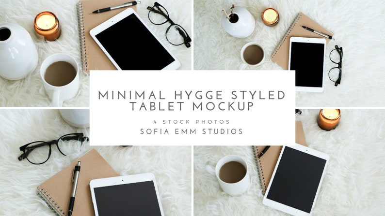 Stock Photos for Blogs and Brands Feminine Styled Stock Photos Tablet iPad Mockup Flat Lay Office Stock stock photo
