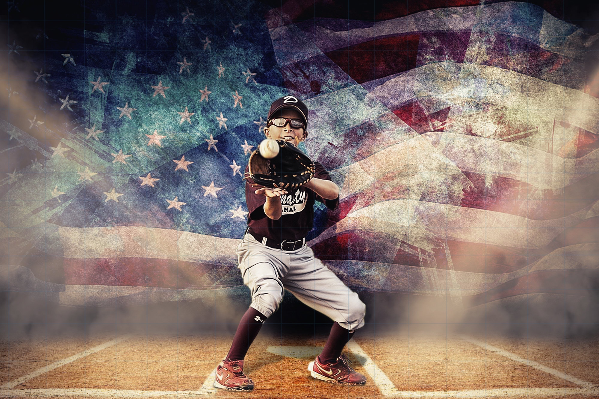 Baseball Backdrop Softball Sport Background Digital Etsy
