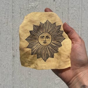 Patch - Medieval Sun Block Print