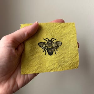 Patch - Bee Block Print