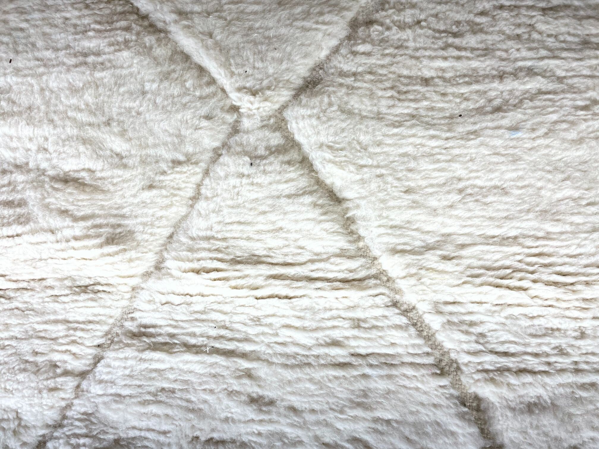 White handmade berber rug 6.7ft x 9.4ft moroccan rug berber Etsy