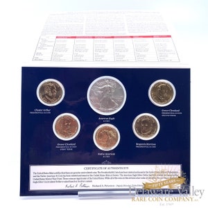 Non-Sealed 2012 United States Mint Annual Uncirculated Dollar Coin Set in Original Mint Packaging with Certificate of Authenticity