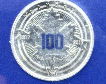 2017 NHL Toronto Maple Leafs 100 Years 3 Dollar .9999 Fine Silver Coin | Hockey | NHL | Toronto Maple Leafs | Collectible Silver | Coins