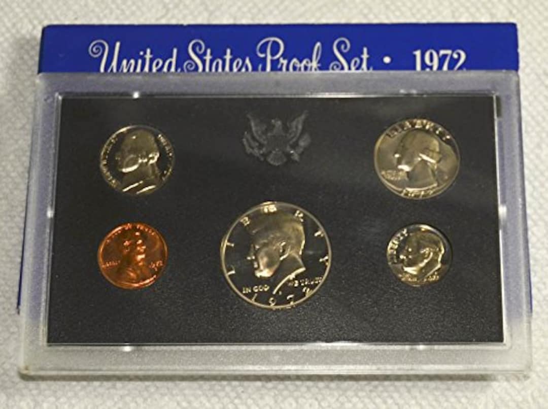1972-S United States Mint Proof Set W/ Original Box | Proof Coins ...