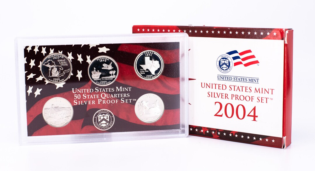 2004-S United States Mint Silver Proof Set W/ Original Box | Proof ...