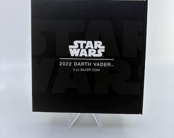 2022 Star Wars Darth Vader .999 Fine Silver Colorized 3oz Coin in Box | Star Wars | Collectible Silver | Collectible Bullion