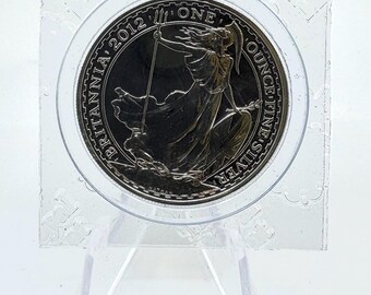 Great Britain 1oz Fine Silver Britannia Coin | 2012 | 2013 | Silver Bullion | Collectible Silver | British Silver | Bullion Coin |