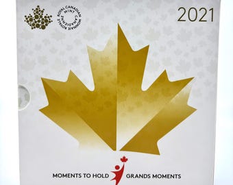 2021 Canadian Moments to Hold 1/4oz .999 Fine Silver Coin Collection | 4 Coin Set | Grand Moments | Collectible Silver | Silver Bullion