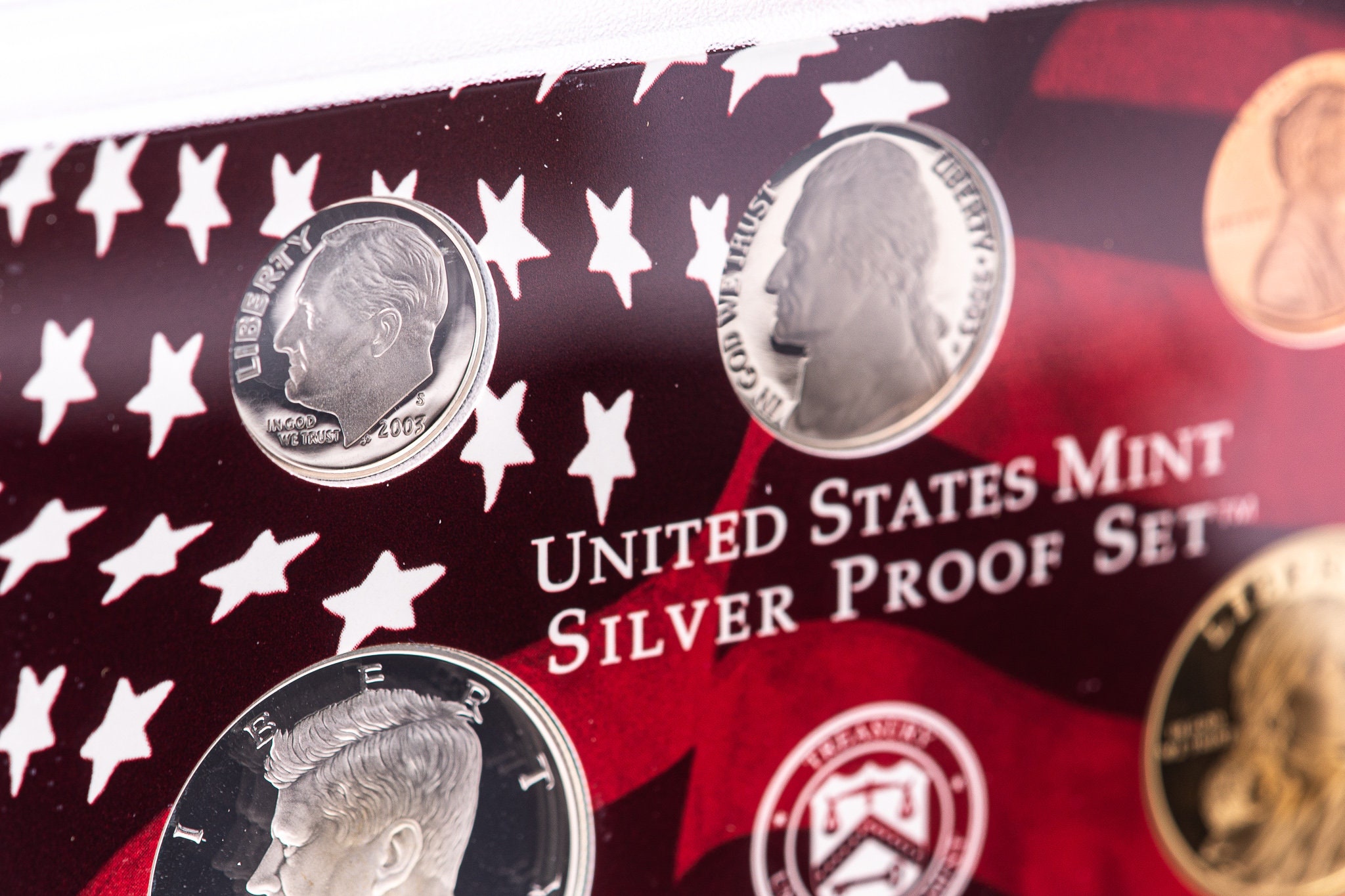 2003-S United States Mint Silver Proof Set w/ Original Box & COA Proof Coins Silver Proof Coins Mint Set Collectible Silver Coins