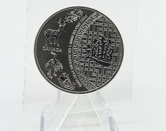 2016 Canada Five Blessings 1oz .9999 Fine Silver 5 Dollar Coin | Chinese Five Blessings | Collectible Silver | Silver Bullion | (4C)
