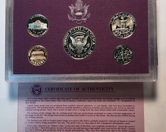 1991-S United States Mint Proof Set w/ Original Box | Proof Coins | Mint Coins | Mint Set | Collectible Coins | Coin Set | Collectible Set