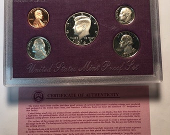 1992-S United States Mint Proof Set w/ Original Box | Proof Coins | Mint Coins | Mint Set | Collectible Coins | Coin Set | Collectible Set