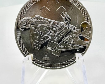Star Wars 40周年記念 銀貨 1オンス 2017年 1 Oz .999 Fine Silver Bullion STAR WARS Darth Vader Coin 2017 New