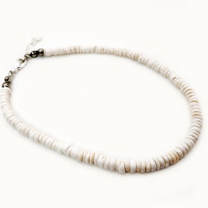 White Puka Shell Anklet, Beach Jewelry, Wedding Gift, Hawaii Jewelry