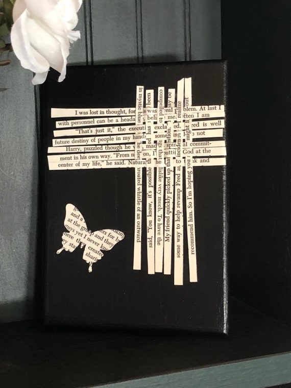 book paper art canvas