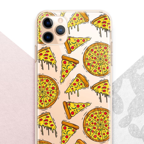 Tasty Pizza Samsung 24 23 22 21 20 10 5G case Junk Fast Food Lover iPhone 15 14 13 12 11 X xs Yummy Pattern Google Pixel 8 7 6 cover Cheese