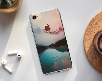 Nature iPhone 16 15 14 13 12 11 / Mountains Transparent Cover / Forest Lake Samsung 24 23 22 21 FE Clear / Wanderlust Google Pixel 9 8 Case