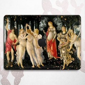 Sandro Botticelli Primavera Hülle für Macbook 2025 2024 2023 / Classic Art Icon M4 Pro 16 15 14 13 Tasche / Famous Artist Mac Air 11 A2681 A2179