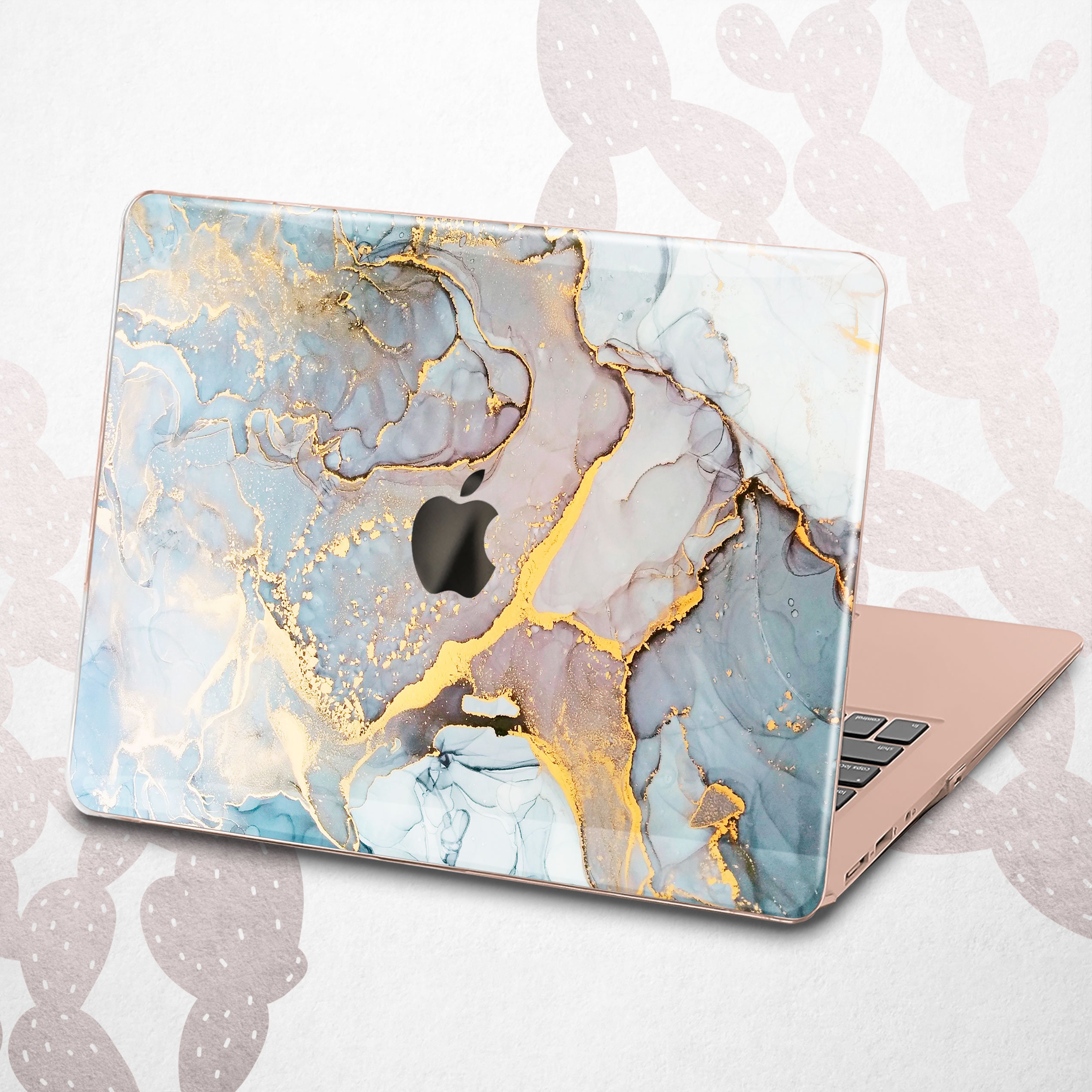 水彩マーブル MacBook Air 15 13 11 M4 2025 ハードケース  ブルーアルコールインク MacBook Pro 16 15  14 A2141  プラスチック きれいな質感 Mac 12 A1534 - Etsy 日本